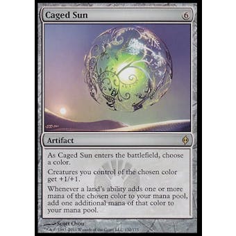 Magic the Gathering New Phyrexia Single Caged Sun FOIL - NEAR MINT (NM)