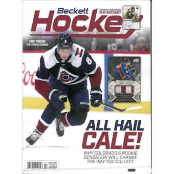 2020 Beckett Hockey Monthly Price Guide (#330 Febuary) (Cale Makar)