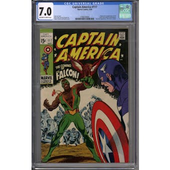 Captain America #117 CGC 7.0 (OW-W) *3796320004*