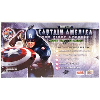 Marvel Captain America Trading Cards Hobby Box (Upper Deck 2011)