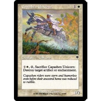 Magic the Gathering Invasion Single Capashen Unicorn Foil
