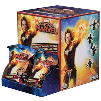 Marvel Heroclix: Captain Marvel Movie Gravity Feed Box (24 Ct)