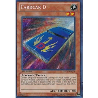 Yu-Gi-Oh Galactic Overlord 1st Edition Single Cardcar D Secret Rare