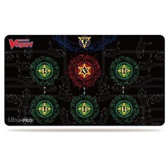 Ultra Pro Cardfight!! Vanguard Red on Black Placement Guide Playmat (Case of 12)
