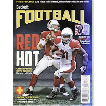 2016 Beckett Football Monthly Price Guide (#302 March) (Arizona Red Hot)