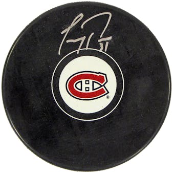 Carey Price Autographed Montreal Canadiens Hockey Puck (Frameworth)