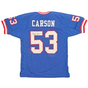 Harry Carson Autographed New York Giants Football Jersey (JSA)