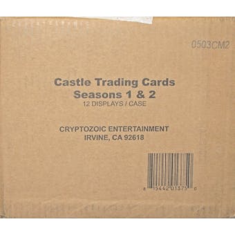 Castle Seasons 1 & 2 Trading Cards 12-Box Case (Cryptozoic 2013)