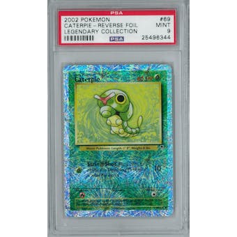 Pokemon Legendary Collection Reverse Foil Caterpie 69/110 PSA 9