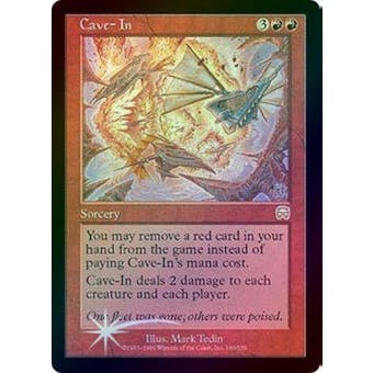 Magic the Gathering Mercadian Masques Single Cave-In Foil