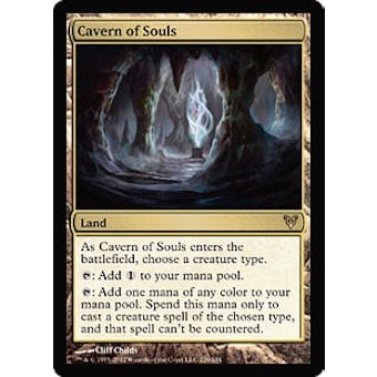 Magic the Gathering Avacyn Restored Single Cavern of Souls - HEAVY PLAY/DAMAGED (HP/D)