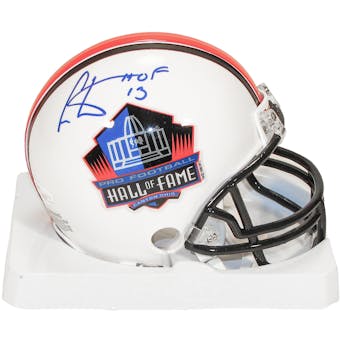 Cris Carter Autographed Hall of Fame Mini Helmet (JSA)