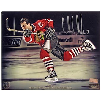 Chris Chelios Autographed 8x10 Photo 2013 The National Panini VIP Signings