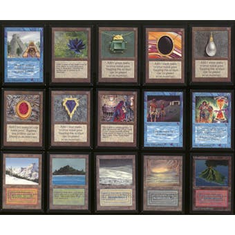 Magic the Gathering Beta Collector's Edition CE Complete Set NEAR MINT / SLIGHT MODERATE PLAY (NM/SP/MP)