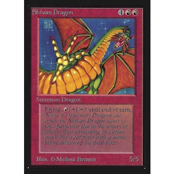 Magic the Gathering Beta Collector's Edition CE/IE Shivan Dragon NEAR MINT (NM)
