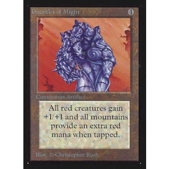 Magic the Gathering Beta Collector's Edition CE IE Gauntlet of Might NEAR MINT (NM)