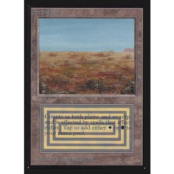 Magic the Gathering Beta Collector's Edition CE IE Single Scrubland SLIGHT PLAY (SP)