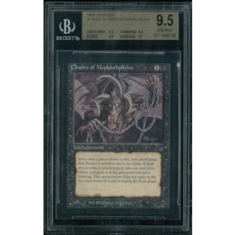 Magic the Gathering Legends Chains of Mephistopheles BGS 9.5 (9.5, 9.5, 9.5, 10) QUAD PLUS!