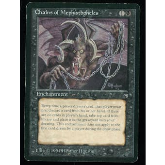 Magic the Gathering Legends Single Chains of Mephistopheles - MODERATE PLAY plus (MP+)