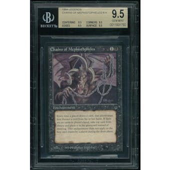Magic the Gathering Legends Chains of Mephistopheles BGS 9.5 (9.5, 9.5, 9.5, 9.5) QUADS!