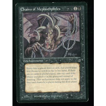 Magic the Gathering Legends Single Chains of Mephistopheles - SLIGHT PLAY (SP)