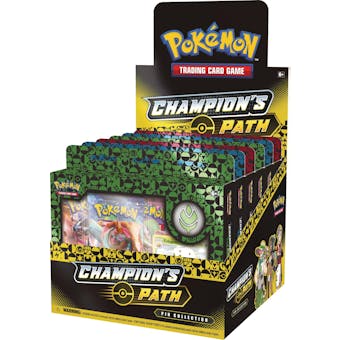 Pokemon Champion's Path Pin Collection Series 2 6-Box Case