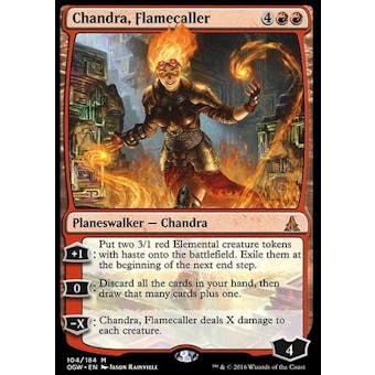 Magic the Gathering Oath of the Gatewatch Single Chandra, Flamecaller NEAR MINT (NM)