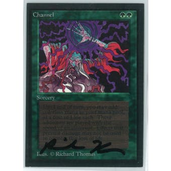 Magic the Gathering Beta Artist Proof Channel - SIGNED BY RICHARD THOMAS (Matte Back)