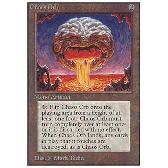 Magic the Gathering Unlimited Single Chaos Orb - MODERATE/HEAVY PLAY (MP/HP)