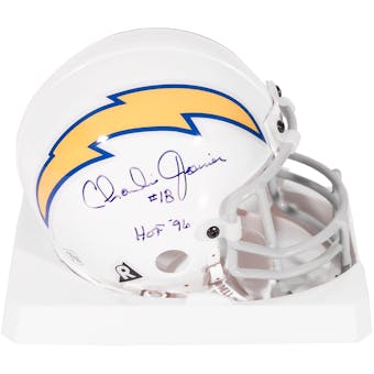 Charlie Joiner Autographed San Diego Chargers Mini Helmet w/"HOF 96" Inscription (JSA)