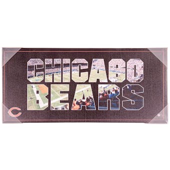 Chicago Bears Artissimo Color Pride 12x26 Canvas