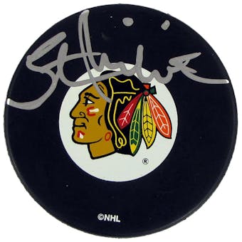 Stan Mikita Autographed Chicago Blackhawks Official Puck (JSA)