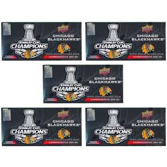 2013 Upper Deck Chicago Blackhawks Stanley Cup Champions Box (Set) (Lot of 5)