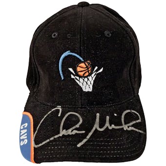 Chris Mihm Autographed Cleveland Cavaliers NBA Draft Hat (Press Pass)