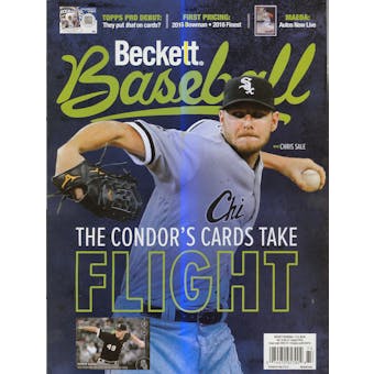 2016 Beckett Baseball Monthly Price Guide (#125 August) (Chris Sale)