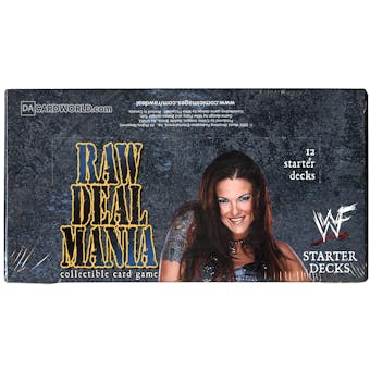 Comic Images WWE Raw Deal Mania Wrestling Starter Deck Box