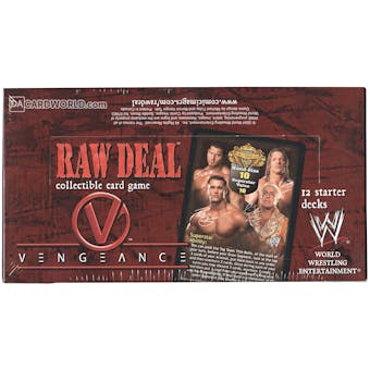 Comic Images WWE Raw Deal Vengeance Wrestling Starter Deck Box
