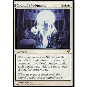 Magic the Gathering Conspiracy Single Council's Judgment FOIL - NEAR MINT (NM)