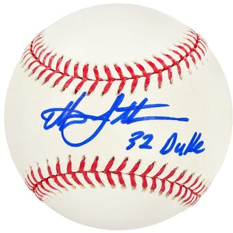 Christian Laettner Autographed Official Major League Baseball