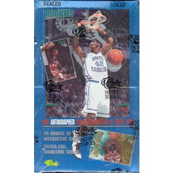 1995 Classic Rookies Basketball Box