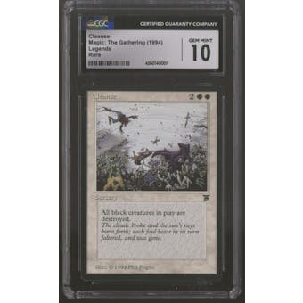 Magic the Gathering Legends Cleanse CGC 10 GEM MINT Disavowed Card