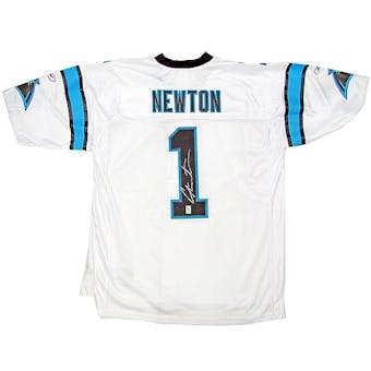 Cam Newton Autographed Carolina Panthers Nike Football Jersey (GTSM)