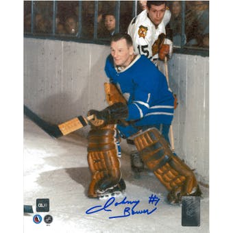 Johnny Bower Autographed Toronto Maple Leafs 8x10 Photo (COJO Coa)