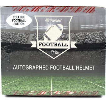 2021 Hit Parade Autographed FS College Football Helmet Hobby Box -Series 3 - T. Brady & B. Sanders!!!