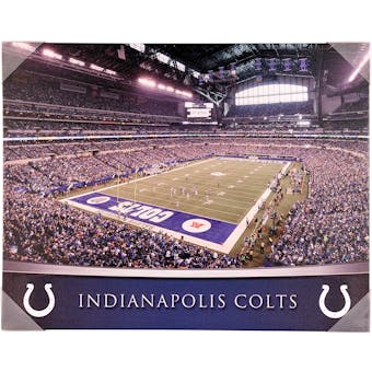 Indianapolis Colts Artissimo Gradient Stadium 22x28 Canvas