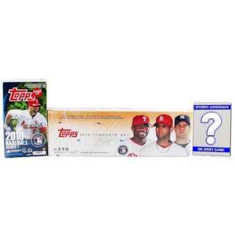 Baseball Card Collector Package #1- With Mystery Memorabilia or Autograph Card!