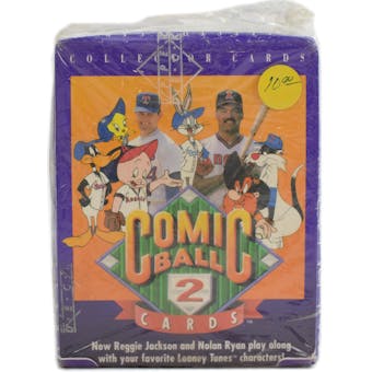 1991 Upper Deck Comic Ball Series 2 Baseball Wax Box (Reed Buy)