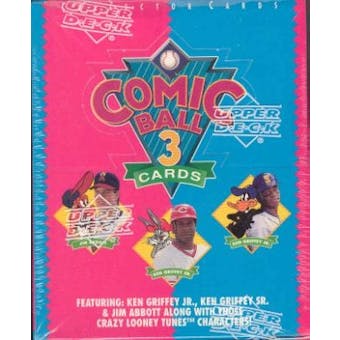 1992 Upper Deck Comic Ball Series 3 Baseball Hobby Box