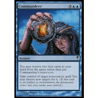 Magic the Gathering Coldsnap Single Commandeer - MODERATE PLAY (MP)