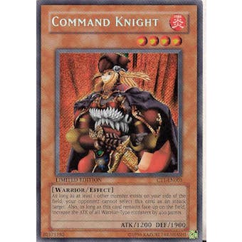Yu-Gi-Oh Limited Edition Tin Single Command Knight Secret Rare (CT1-EN003)